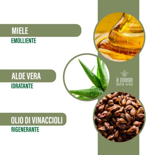 Crema Viso idratante Miele e Aloe - 50 ml - immagine 5