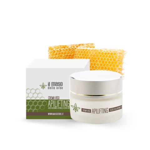 Apilifting - Crema Viso al Veleno d'ape - Tonificante e Ringiovanente per Pelli Mature - 50 ml