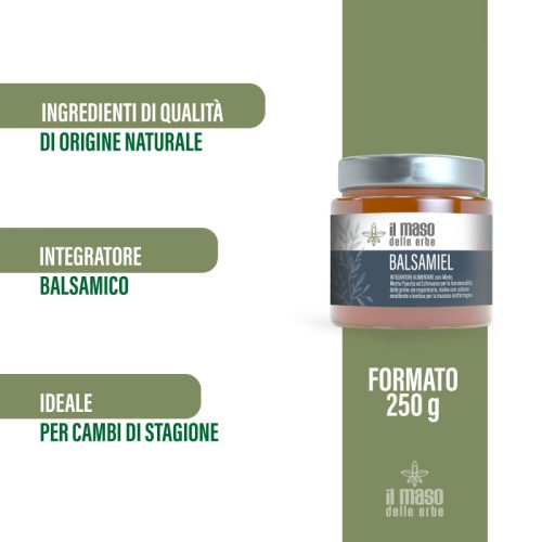 Balsamiel – Integratore Balsamico con Miele, Eucalipto, Pino Silvestre, Echinacea e Menta 250 g - immagine 3