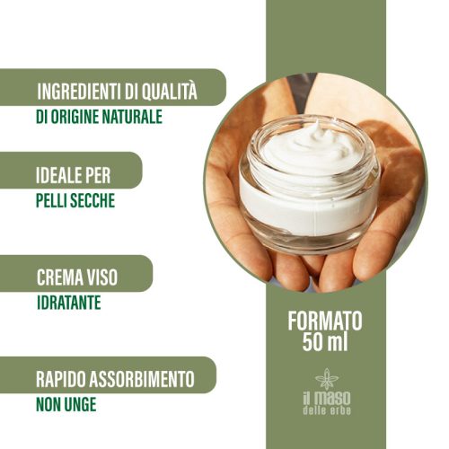 Crema Viso Miele e Camomilla - Idratazione e Delicatezza Naturale - 50 ml - immagine 3