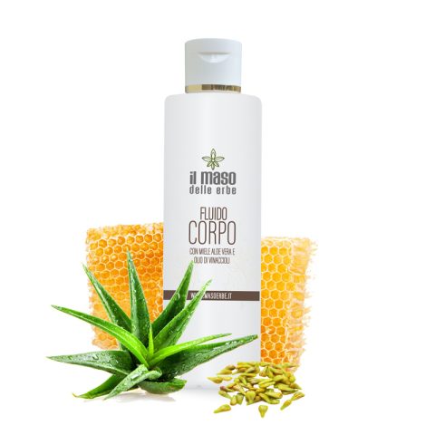 FLUIDO corpo idratante miele olio di vinaccioli aloe vera