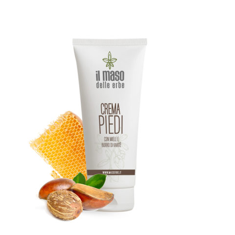 Crema Piedi Naturale al Miele e Burro di Karité - 100 ml