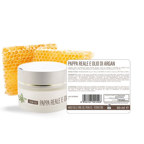 Crema Viso Pappa Reale e Olio di Argan- 50 ml - immagine 3
