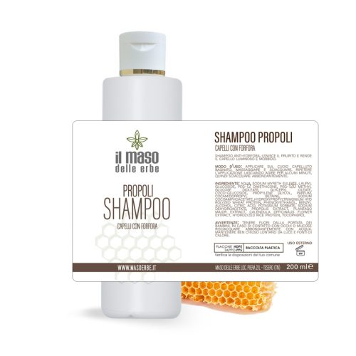 Shampoo alla Propoli per capelli con forfora 200 ml - immagine 2