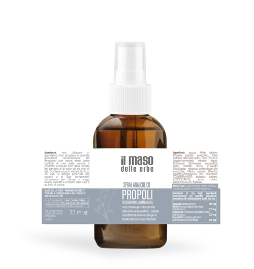 Propoli Spray Analcolico - Benessere respiratorio con Propoli, Timo e Menta - 30 ml - immagine 2