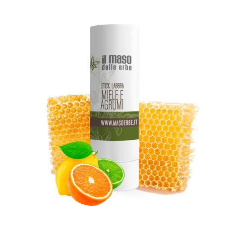 stick labbra naturale miele e agrumi arancia limone