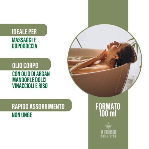 Olio Idratante Dopodoccia "Brio" al Neroli 100 ml - immagine 5