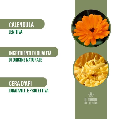 Stick Labbra Naturale Miele e Calendula - immagine 3
