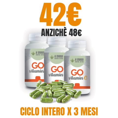 Go Vitamina C: 3 Mesi di Energia e Difese a Solo 42€!