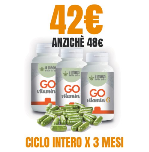Go Vitamina C: 3 Mesi di Energia e Difese a Solo 42€!