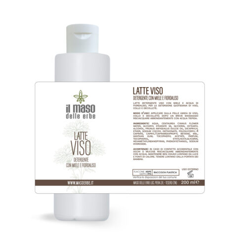 Latte detergente viso con Miele e Fiordaliso - 200ml - immagine 2
