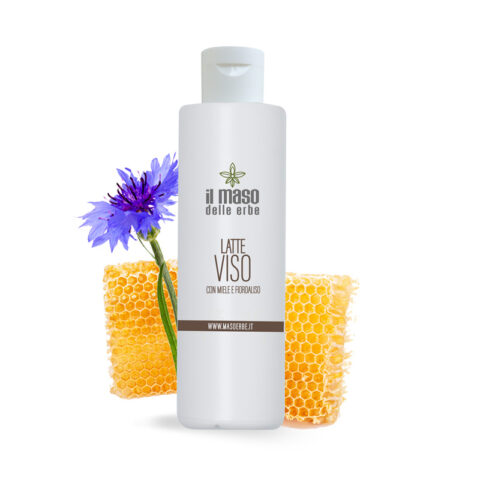 latte detergente viso miele e fiordaliso