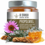 Propolmiel - Integratore con Propoli, Miele, Eleuterococco, Echinacea ed Eucalipto 250 g
